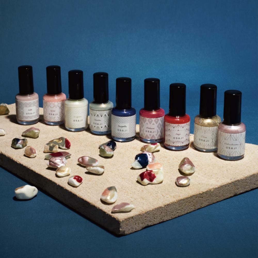 Osaji To Protect Nail Uplift Nail Color Herbal Beautiful Good 10ml 11 Drape [Quick-drying Moisture] [Contains Extract, Gloss, Coloring] [Drape]