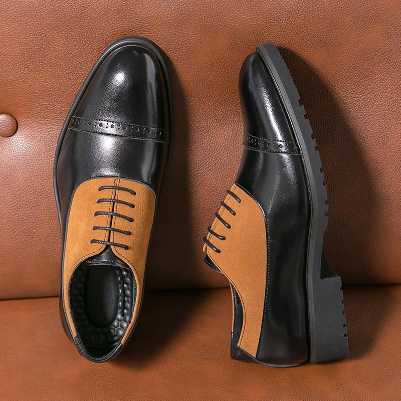 Fashion Leather Shoes For Man Genuine Leather Big Size Shoes High Quality Designer Formal Shoes Casual Shoes Fashion Business