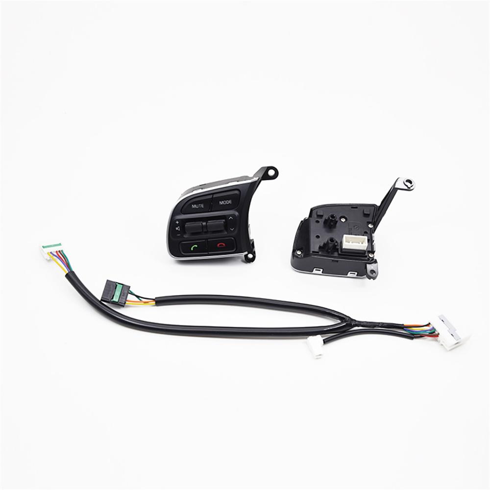 Steering wheel buttons with wiring harness for Kia Smart running left+right