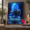 Personalized Gogeta Diamond Art Custom Name 5D Diamond Painting Full Drill DIY Craft