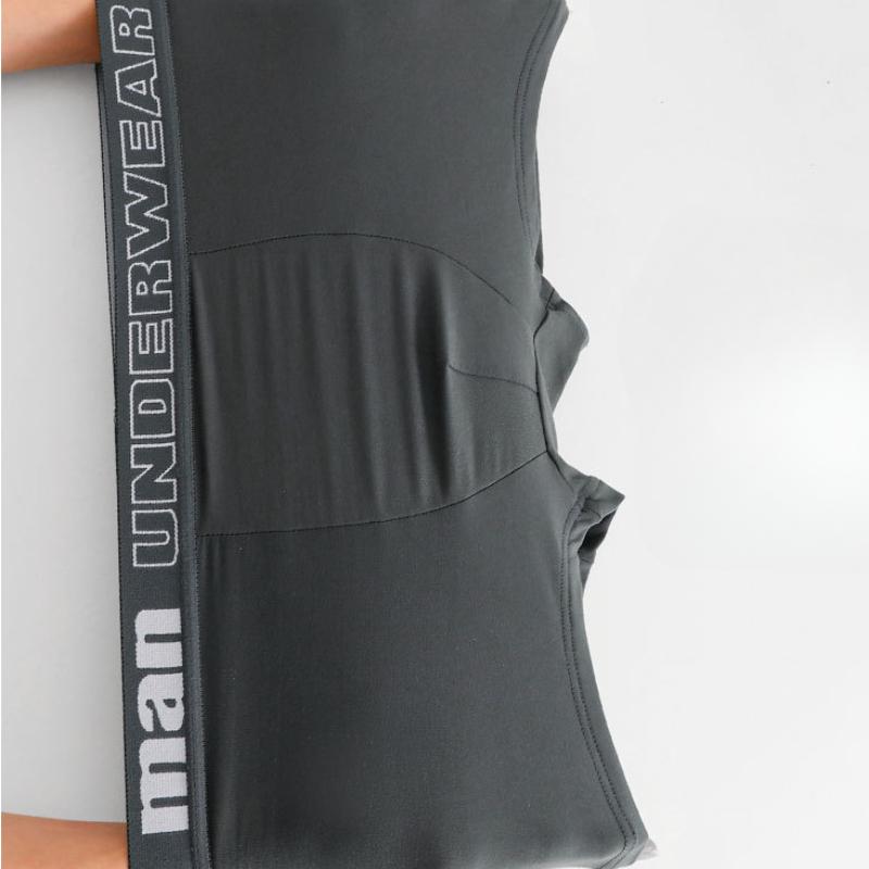 Men's Sports Boxer Shorts Breathable Elasticity Underwear Comfortable and Breathable Panties Soft Briefs