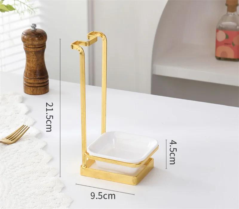 Gadget Multifunctional Portable Spoon Rest for Hotpot Restaurant Food Restaurant Utensil Household Upright Ladle Holder Kitchen