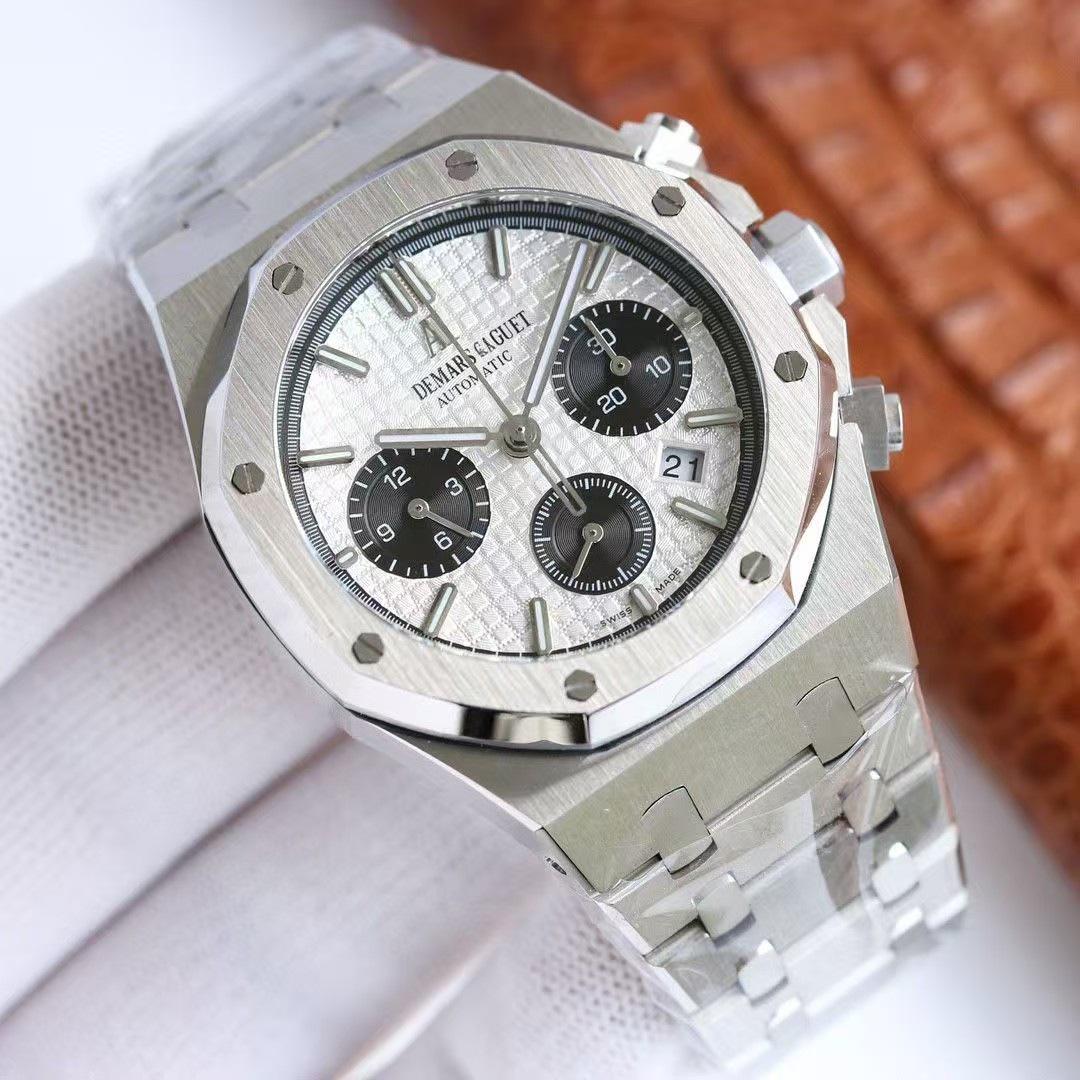 Мужские автоматические часы-хронограф AP Royal Oak 26331: Многофункциональный, Суперсветящийся, Водонепроницаемый.