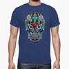 Symmetry Color of Skeleton Bicycle TShirt Summer Cotton ONeck Short Sleeve Mens T Shirt New S3XL
