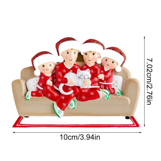 Christmas Decorations For Home DIY Personalized Family Pet Cat Christmas Tree Hanging Ornament Pendant Xmas Decoration