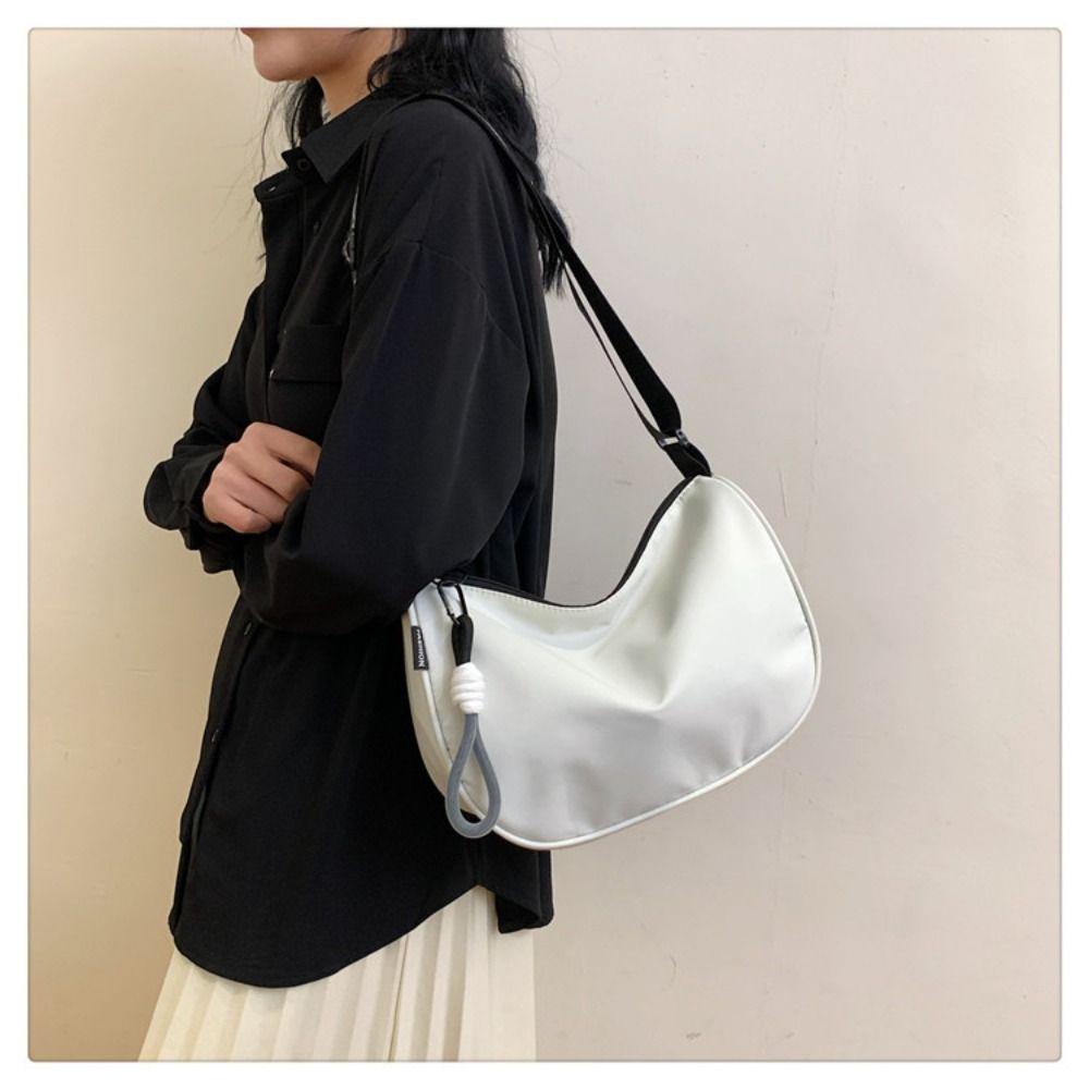 Fashion Oxford Cloth Crossbody Bag Fashion Waterproof Large Capacity Handbag Messenger Bag Casual Dumpling Bag For Women Girls