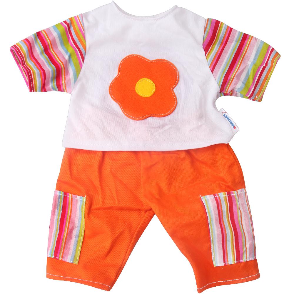 Muñecas Reborn de 43 cm Traje Casual Muñeca Americana Chica de 18 Pulgadas Nuestros y Generación Muñecas Accesorios Ropa Camiseta Pantalones