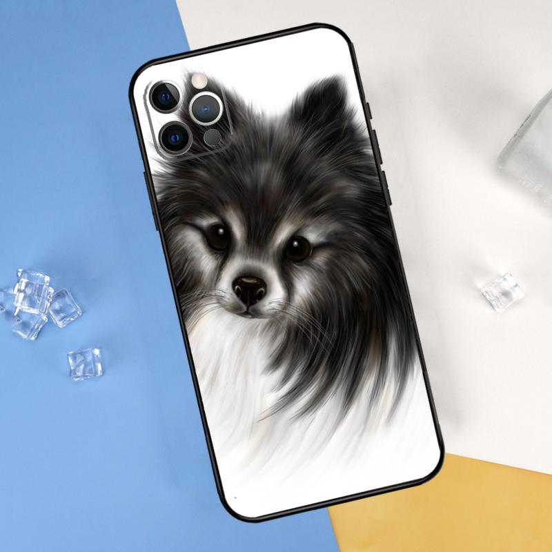 Pomeranian Dog Phone Case For iPhone 16 Pro Max 12 13 Mini 11 14 15 Pro Max XR 16 15 Plus 16e Cover Shell