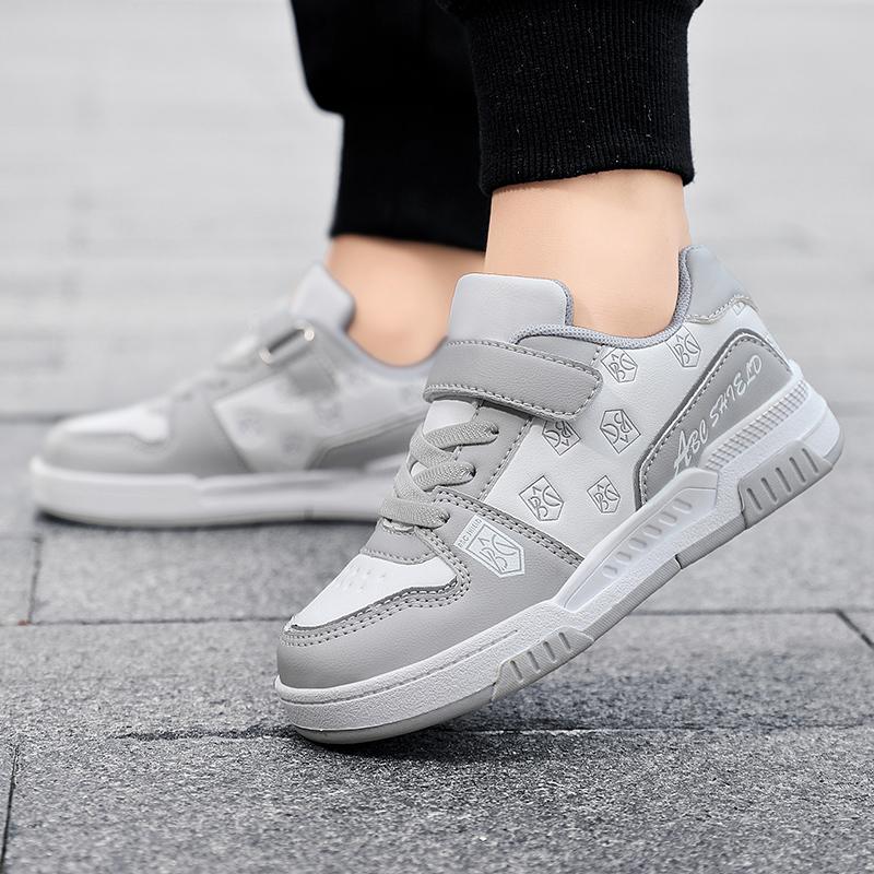 Children's Classic Fashion Versatile Velcro Thick Bottom Low Top Casual Board Shoes Outdoor Casual Sports Shoes 28-39
