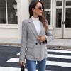 Commuting Casual Retro Style Coat, Loose Long-sleeved Suit for Women