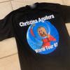 Vintage Christina Aguilera World Tour 07 Cotton Black Unisex S-234XL Shirt BL015