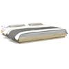 VidaXL Bed Frames Sonoma Oak 180x200 Cm Engineered Wood, Bedroom Furniture, Slatted Base, Pallet Bed, Bed, 3281170