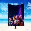 Soft Kpop Demon Hunters Blanket Perfect for Snuggling Up on the Sofa, Ideal for Cozying Up in the Bedroom
