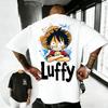 Summer Plus Size One Piece Anime Printed Men and Women Tshirt Casual Parent Child Top Fashion Harajuku Style Street Wear Y2K