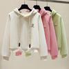 Women's Fleece-Lined Hooded Sweatshirt - New 2024 Petite Winter Dopamine Style