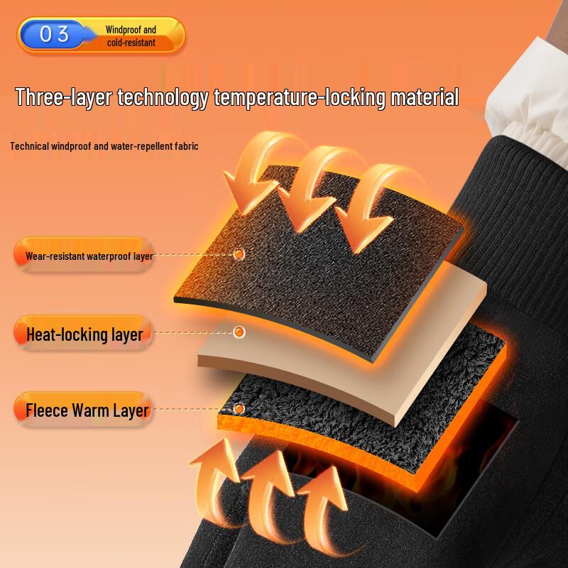 Xtep Winter Insulated Touchscreen Cycling Gloves