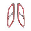 2Pcs/Sets Black / Silver Steel Exhaust Muffler Tail Pipe Trim For Mercedes Benz CLA Class C118 W118 2020-2022