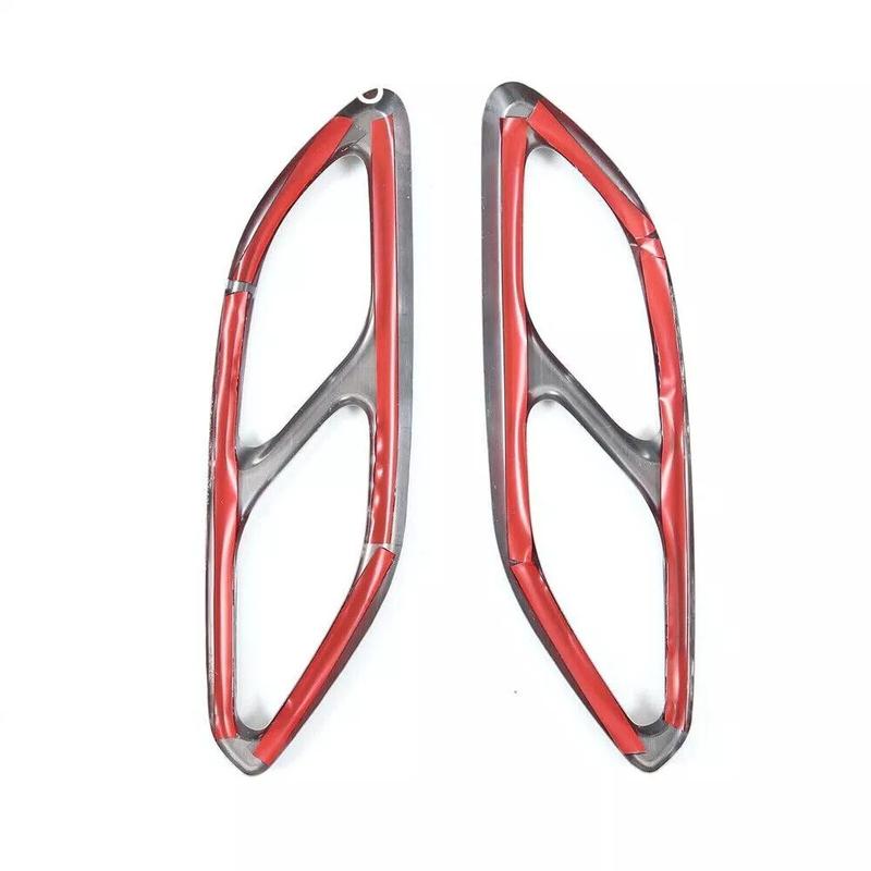 2Pcs/Sets Black / Silver Steel Exhaust Muffler Tail Pipe Trim For Mercedes Benz CLA Class C118 W118 2020-2022