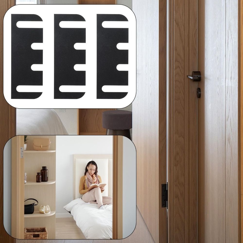 10pcs Adjustable Door Hinge Shims 4 Inch Plastic Joint Adjusters Door Repair Kit  Cabinet Doors