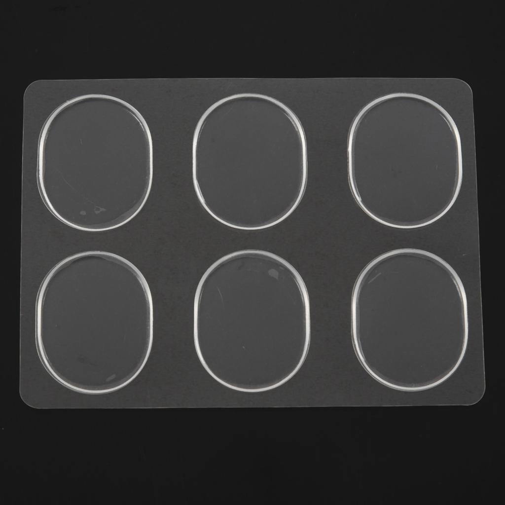Klassisch-18 Stück Snare Drum Dämpfer Pad Trommel Dämpfer Gel Pads Snare Tom Trommel Schalldämpfer Transparente Schlagzeug Zubehör(Transparent)