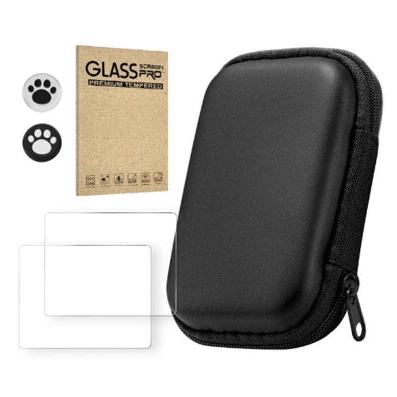 

Protector Case Game Console Travel Carrying Case for R36S R35S K36 Scratchproof Storage Bag with Joysticks Caps & Film