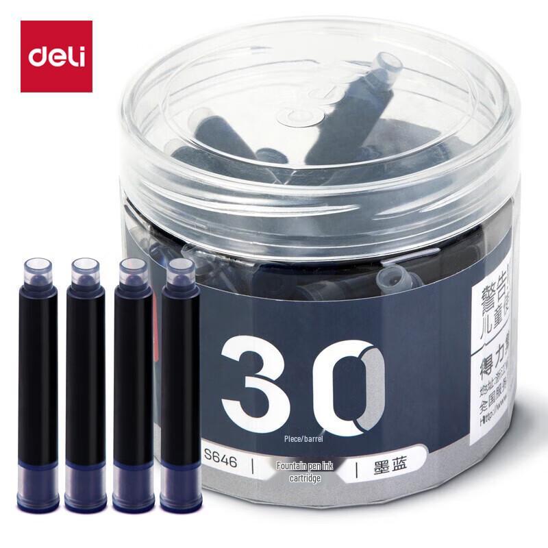 Deli Replaceable Fountain Pen Ink Cartridges