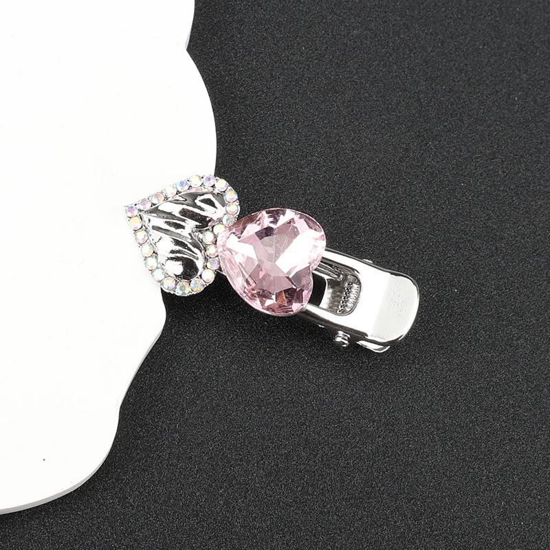 

Kiss Jewelry Y2K Pink Rhinestone Butterfly Bow Star Heart Hairpins Barrettes Women Korean Fashion Kpop Hair Clip Accessories A4