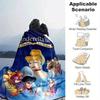 1pc Cinderella Printing Blanket - Soft, All-Season Throw for Living Room,  Gift with Adorable Cartoon Design