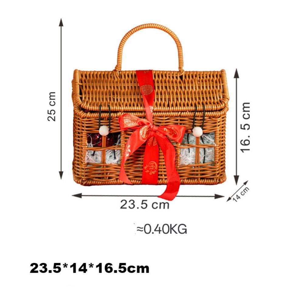 Handheld Storage Creative House Picnic Snacks Sundry Baskets  Wedding Candy Flower Storage