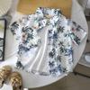 Boys' Beach Vacation Style Shirt - Summer Children's Stylish Loose Short-Sleeved Shirt