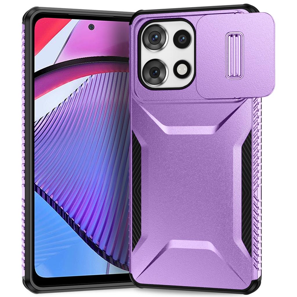 Für Motorola Moto G Power (2025)/G Play (2025) 5G Hülle Camshield TPU+PC Handyhülle Rutschfeste Seitenkante