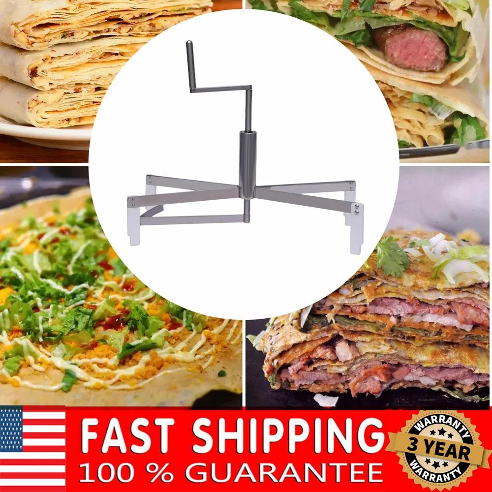 Edelstahl Crêpes-Verteiler, 201 Edelstahl Pfannkuchenwender mit Griff, 16" Schichtkuchen-Verteilwerkzeug, Pfannkuchenwender