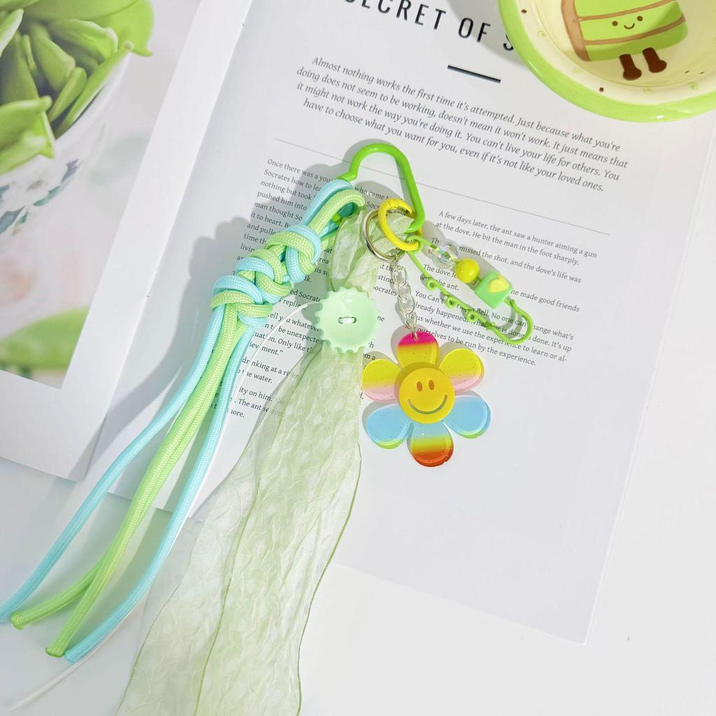 Miu Series Green Pendant Toy: DIY Cloth Doll Blind Box Accessories