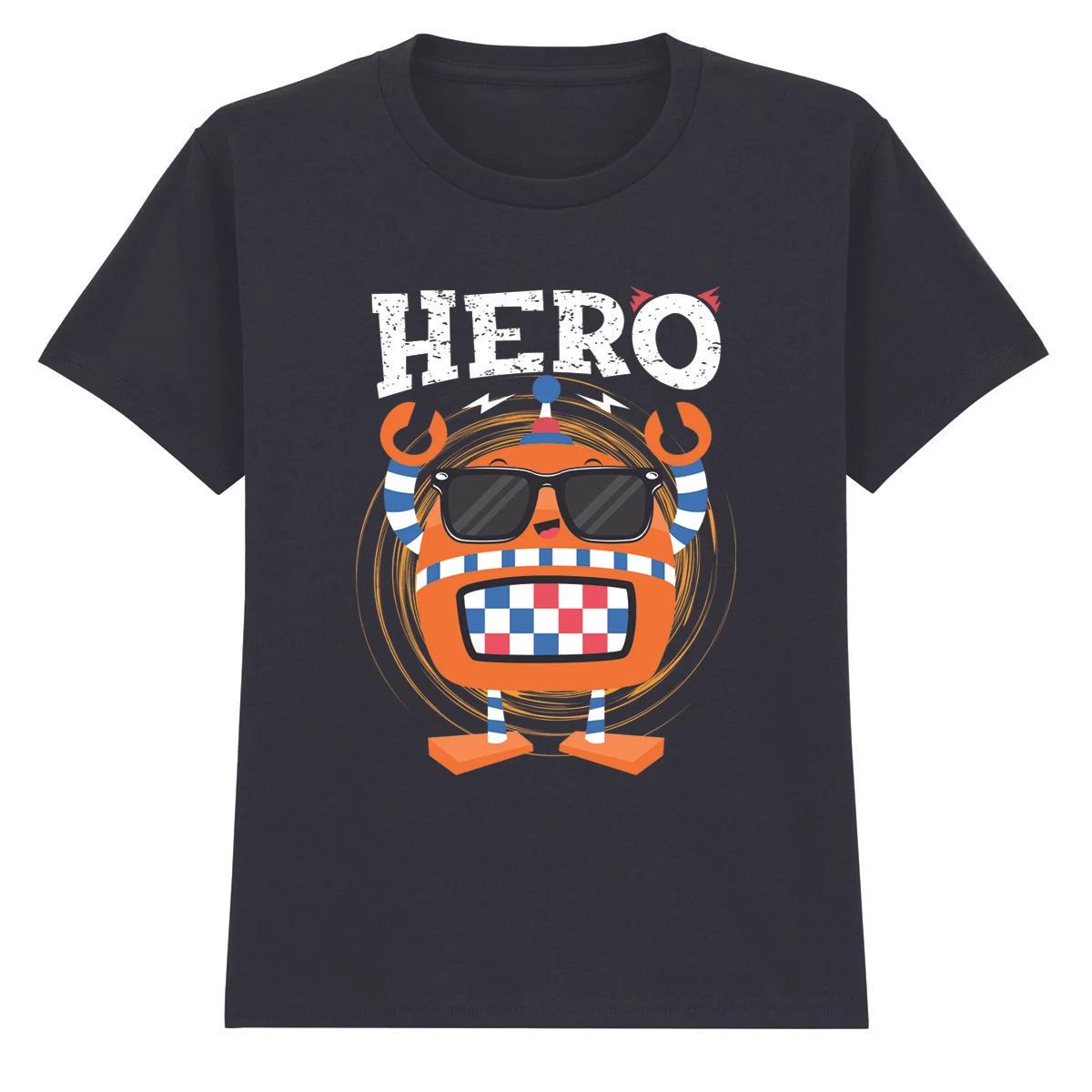 Cool Robot Cartoon Robots Kids Boys T-Shirt Fun Graphic Adventure Tee 120