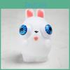 White Bunny Small Stress Relief Toy Tpr Material Hand Brain Development Gift