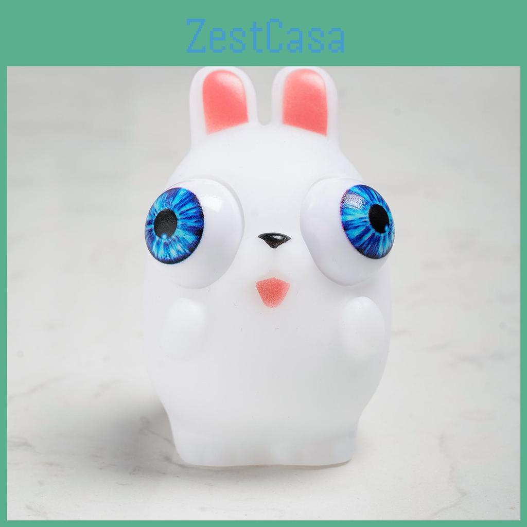 White Bunny Small Stress Relief Toy Tpr Material Hand Brain Development Gift