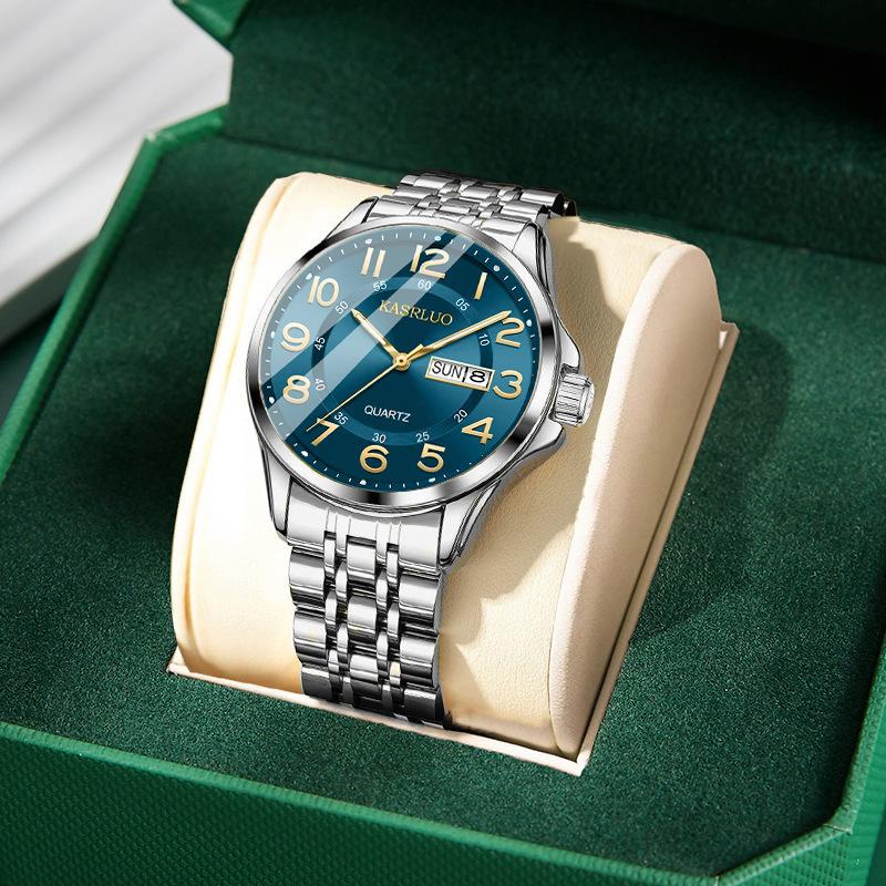 Watch Men'S Digital Fully Automatic Quartz Watch Business Waterproof Fashion Versatile Casual Watch