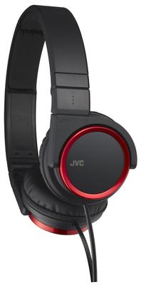 JVC Red HA-S400-R Closed-Back Headphones, Foldable,