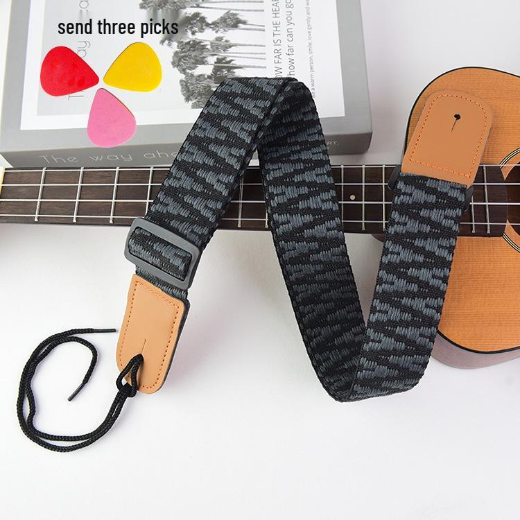 Child's Thickened Woven Ukulele Cross-Body Strap - Special Instrument Shoulder Strap