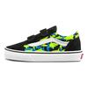 Vans Canvas Casual Durable Low Top Kids Skate Shoes Kids Sneakers Black Green Blue VN0A4BUV7T7