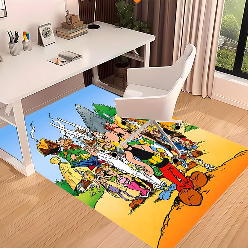 Asterix the Gaul Printed Absorbent Washable Carpet, Non-Slip Bathroom Mats, Kitchen Rugs, Yoga Mat,Living Room Entrance, Camping Picnic Rugs