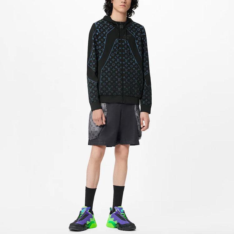 Louis Vuitton 2010s Monogram Zip-up Hoodie 1A9GNB