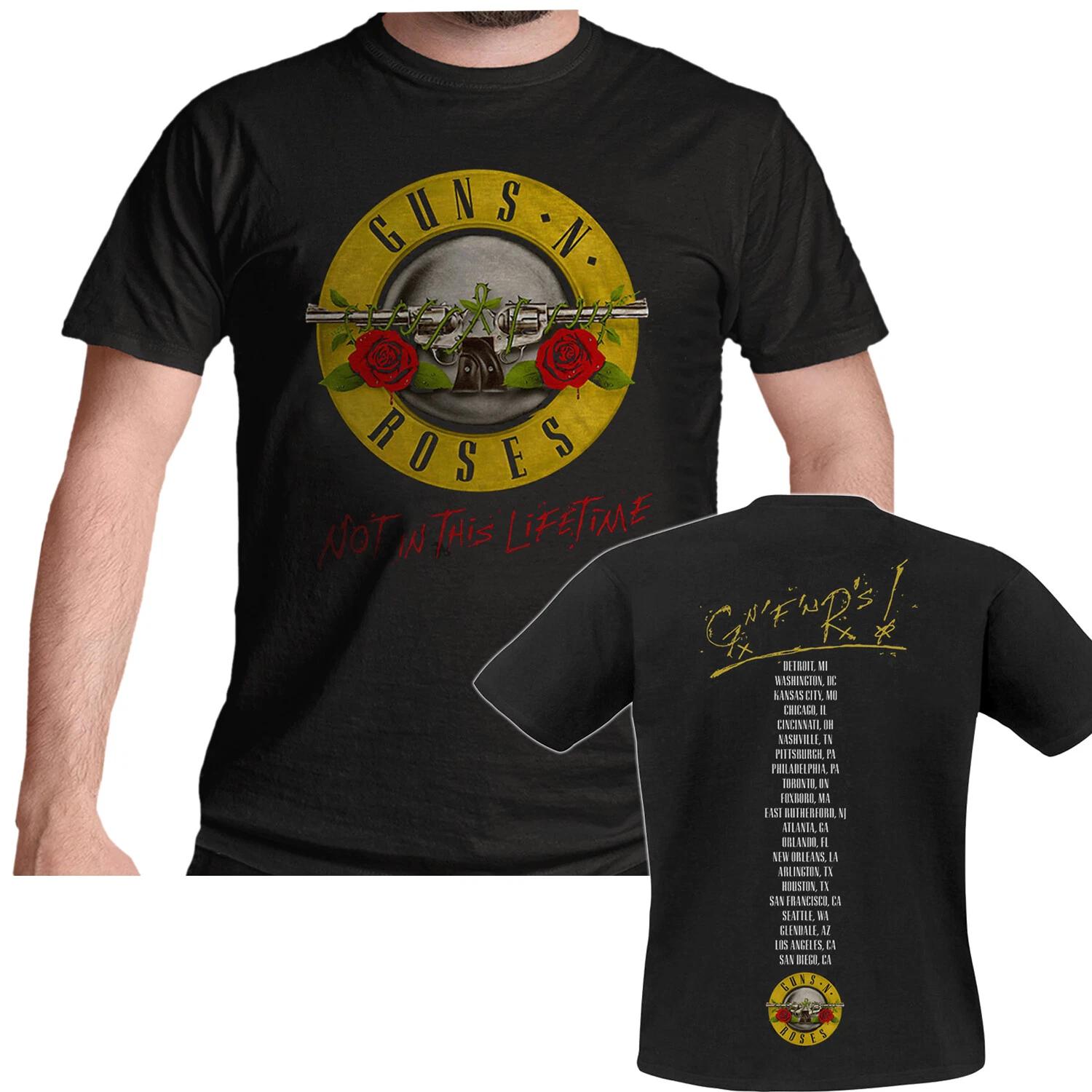 

Guns N Roses Not In This Lifetime T Shirt Tour Official Black New S M L XL XXL M
