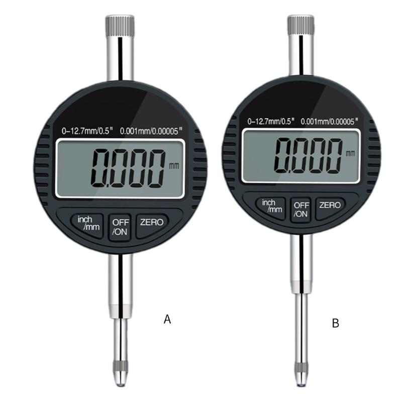 Electronic Digital Dial Indicator 0-12.7/25.4mm Digital ProbeIndicator Dial Test Gauges HighsResolution 0.001mm/0.00005"