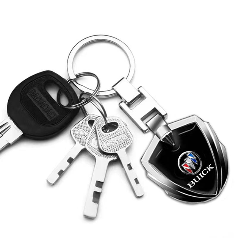 For Buick Enclave Regal Lacrosse Encore Excelle Envision Accessories 3D Metal Car Styling Keychain Key Chain Ring Key Holder Styling Car Accessories