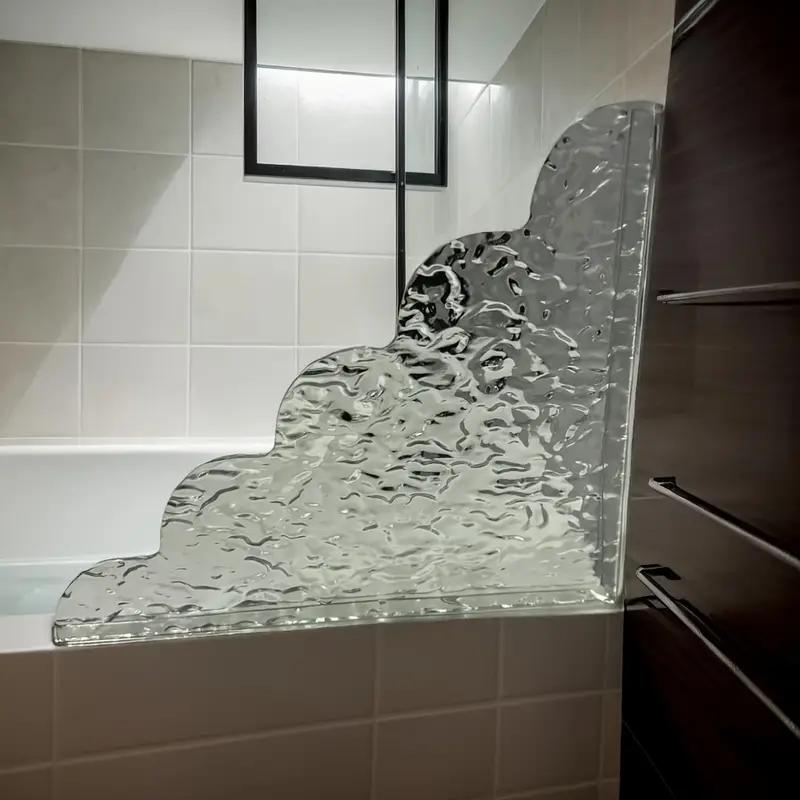 2 SZT. Ochraniacz przed pryskaniem do wanny Samoprzylepna Silikonowa Wodoodporna Deska Gospodarstwo Domowe Akrylowe PCV Umywalka Wodoodporny Ochraniacz