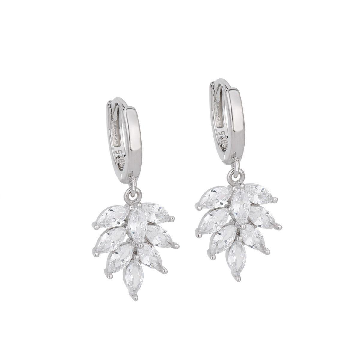 

Minimalist Retro S925 Silver Christmas Tree Leaf Stud Earrings for Women - New Trendy Jewelry