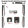 Carbon Fiber Black Interior Trim Cover For Mercedes Benz Class E W212 5D Mouldings Decals Car Accessories