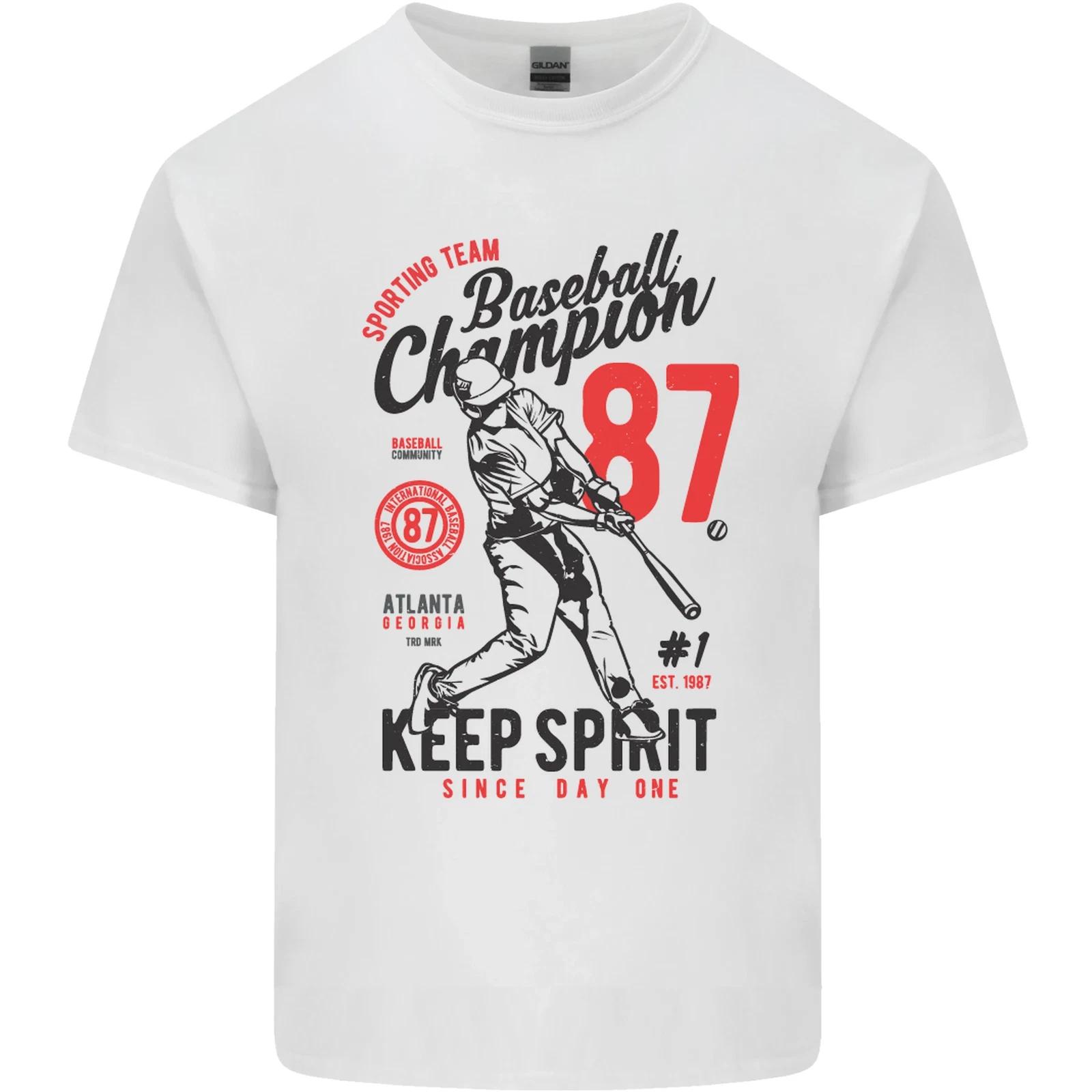 Baseball Champion Player Kids T-Shirt Childrens S