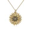 Sunflower Valentine's Day Necklace Elegant Sunflower Pendant  Birthday